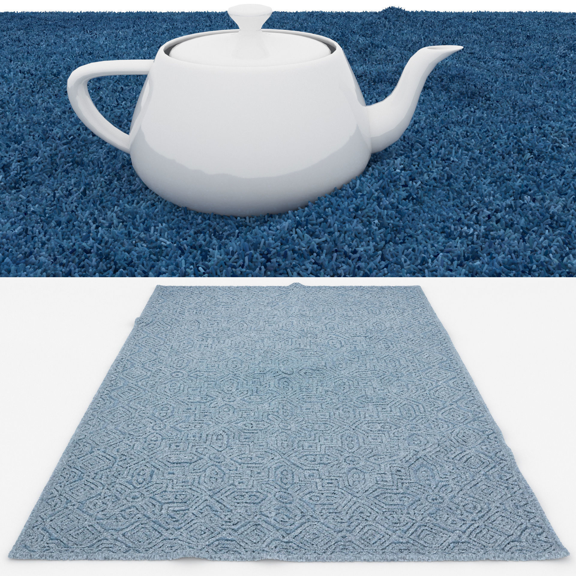 9 in 1 Rug Collection No 20 Low-poly 3D model_16