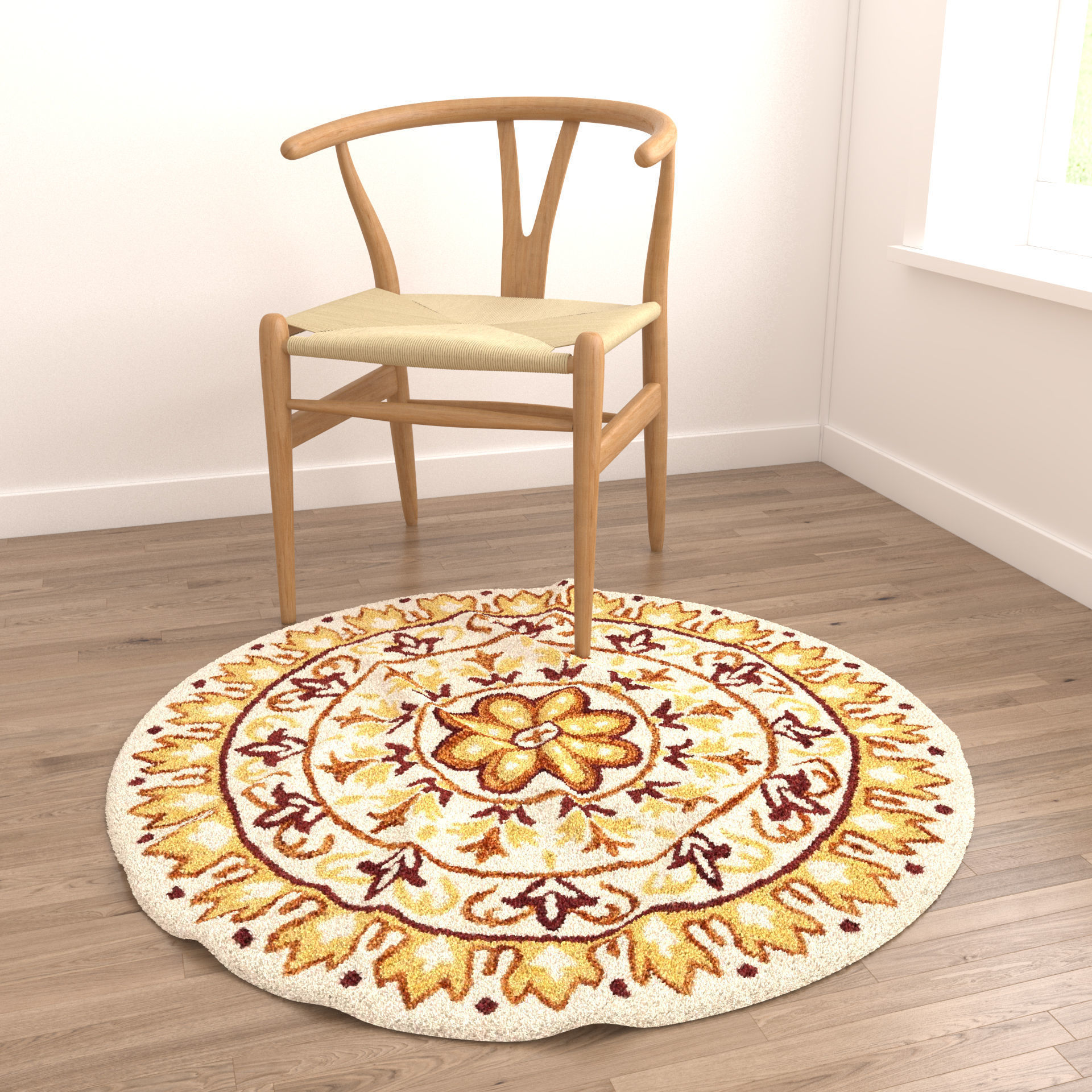 9 in 1 Rug Collection No 20 Low-poly 3D model_12