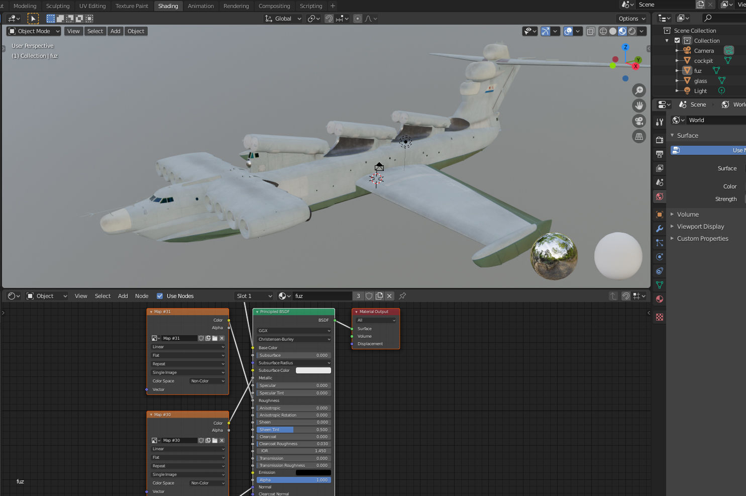 Lun-class ekranoplan project 903 Low-poly 3D model_13