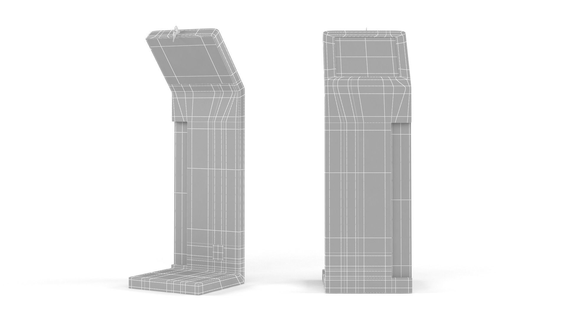 Information Kiosk 3D model_7