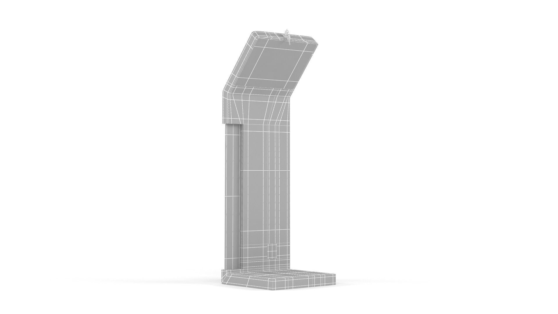 Information Kiosk 3D model_10