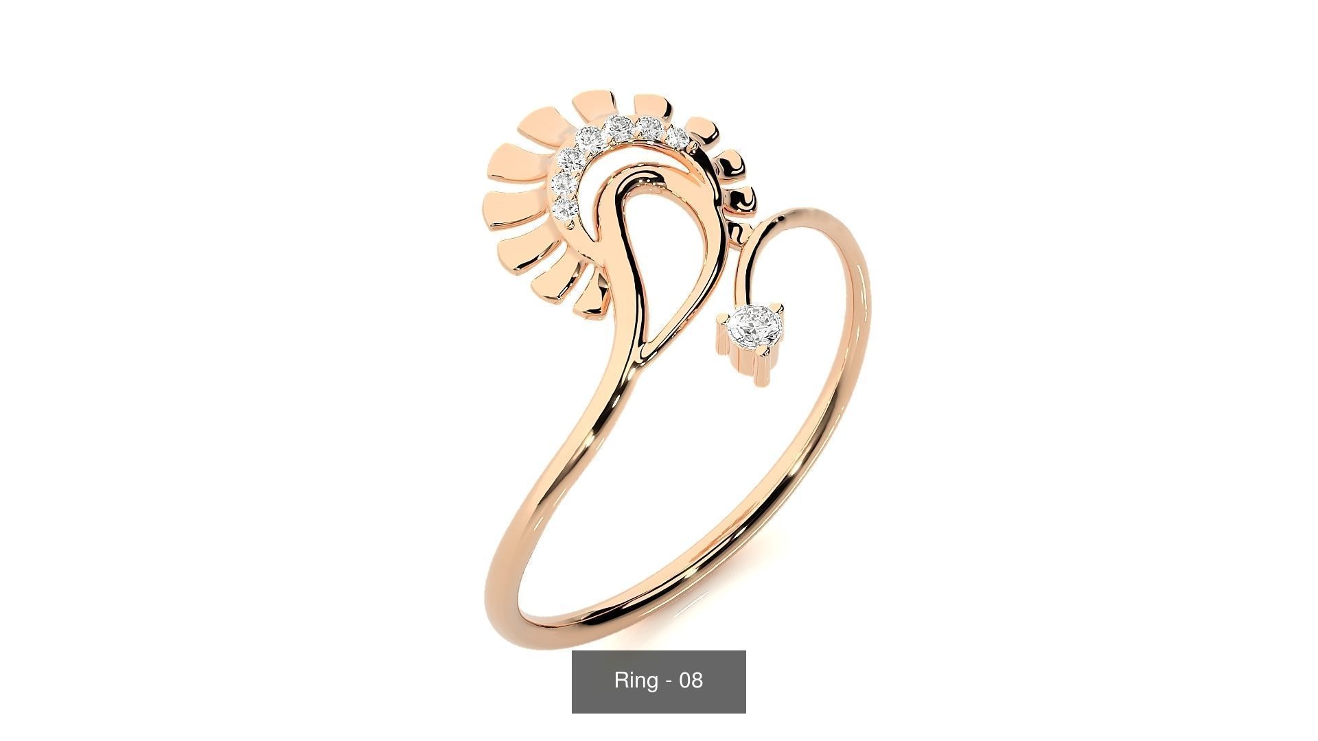 27 Classic rings 3D Model Collection_29