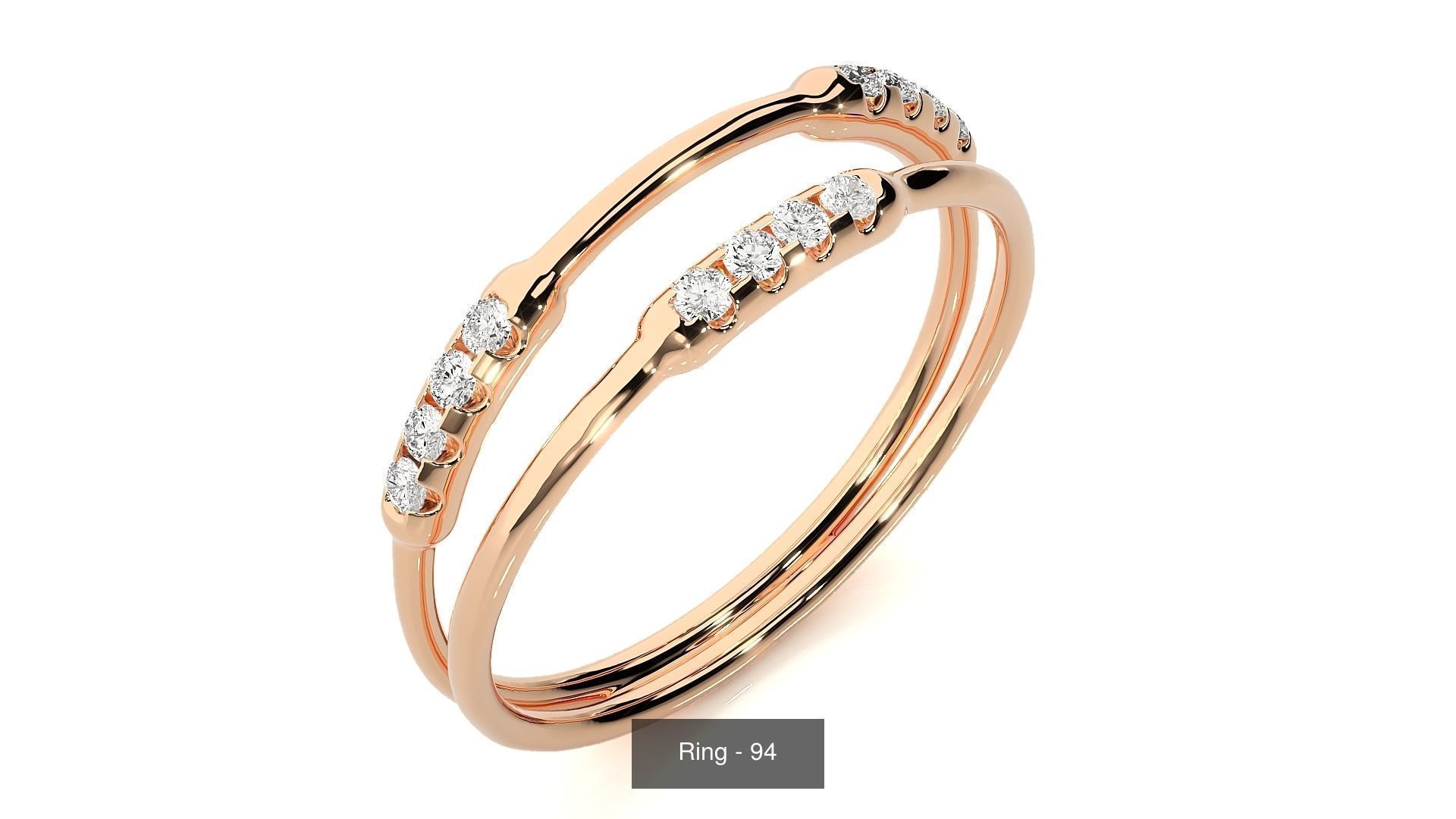 27 Classic rings 3D Model Collection_5