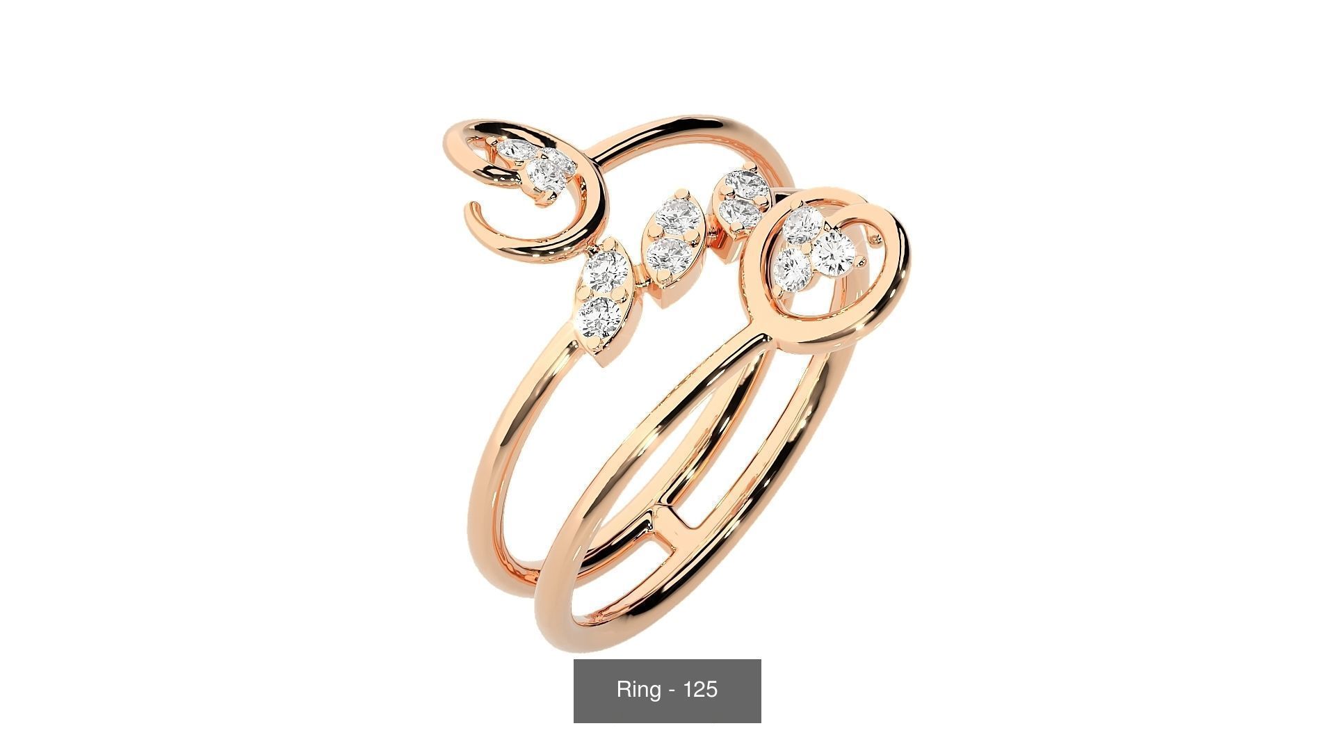 27 Classic rings 3D Model Collection_22