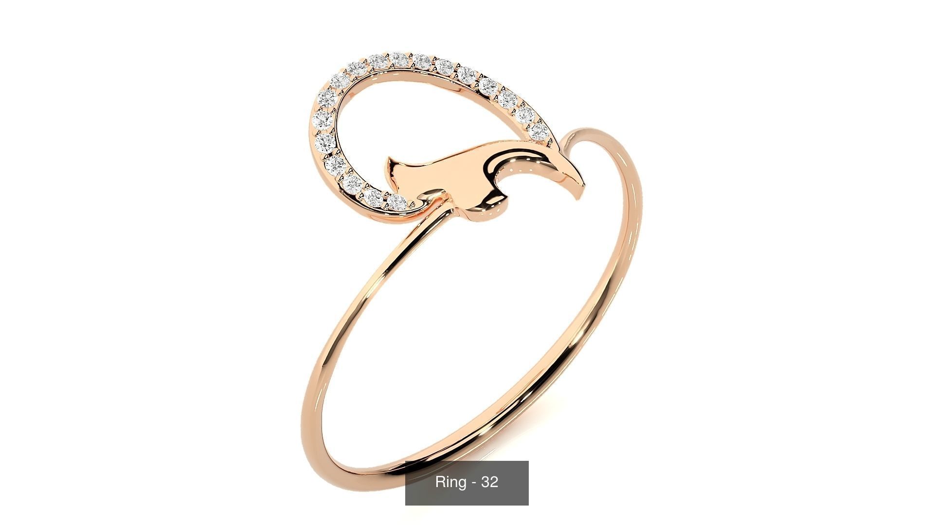 27 Classic rings 3D Model Collection_15