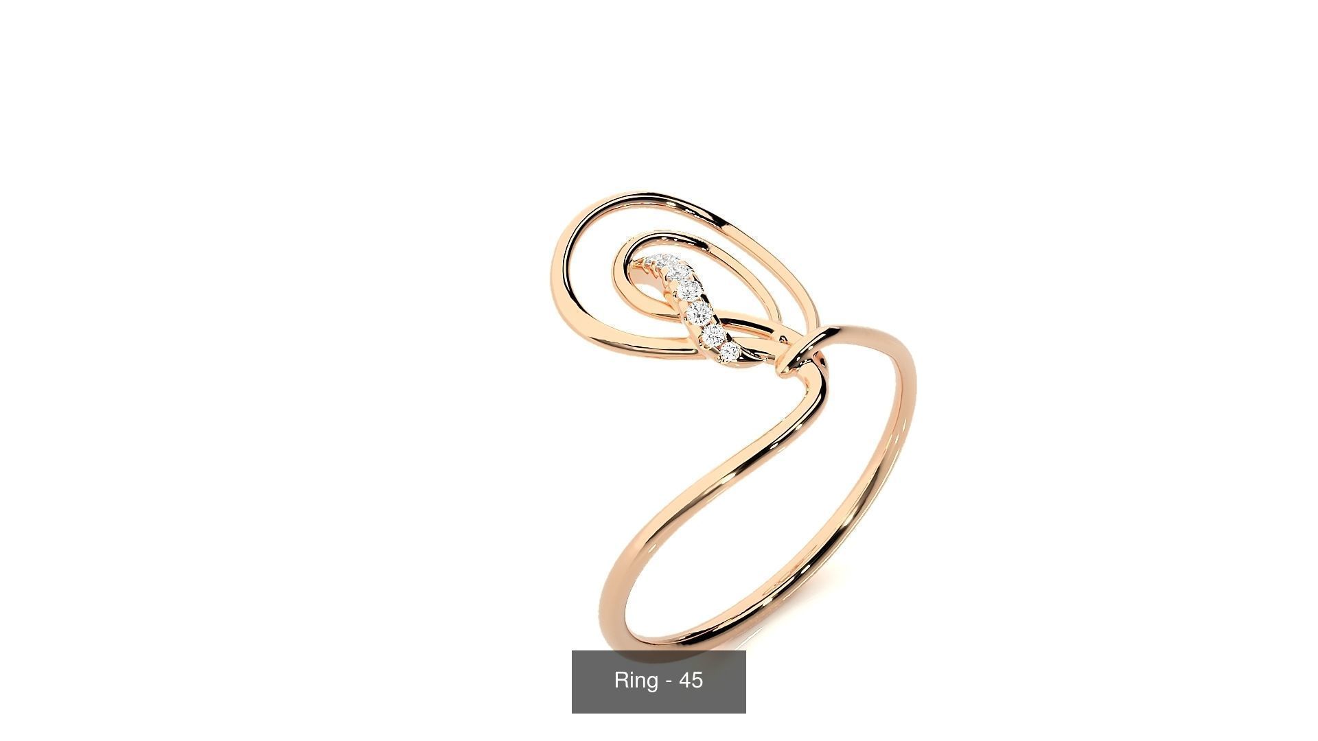 27 Classic rings 3D Model Collection_14