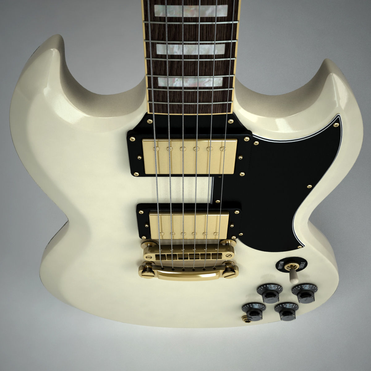 Gibson SG Custom 3D model_6