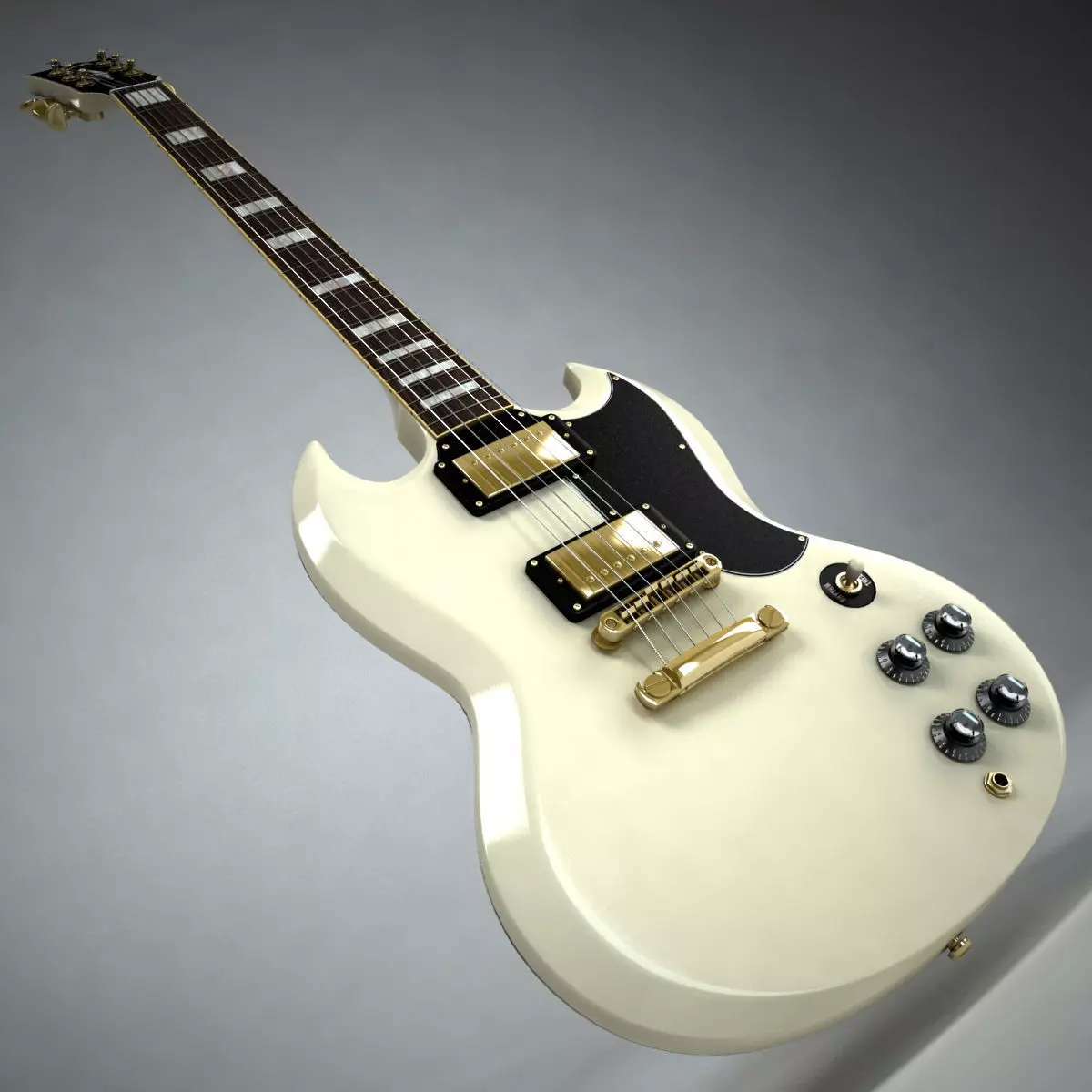 Gibson SG Custom 3D model_0