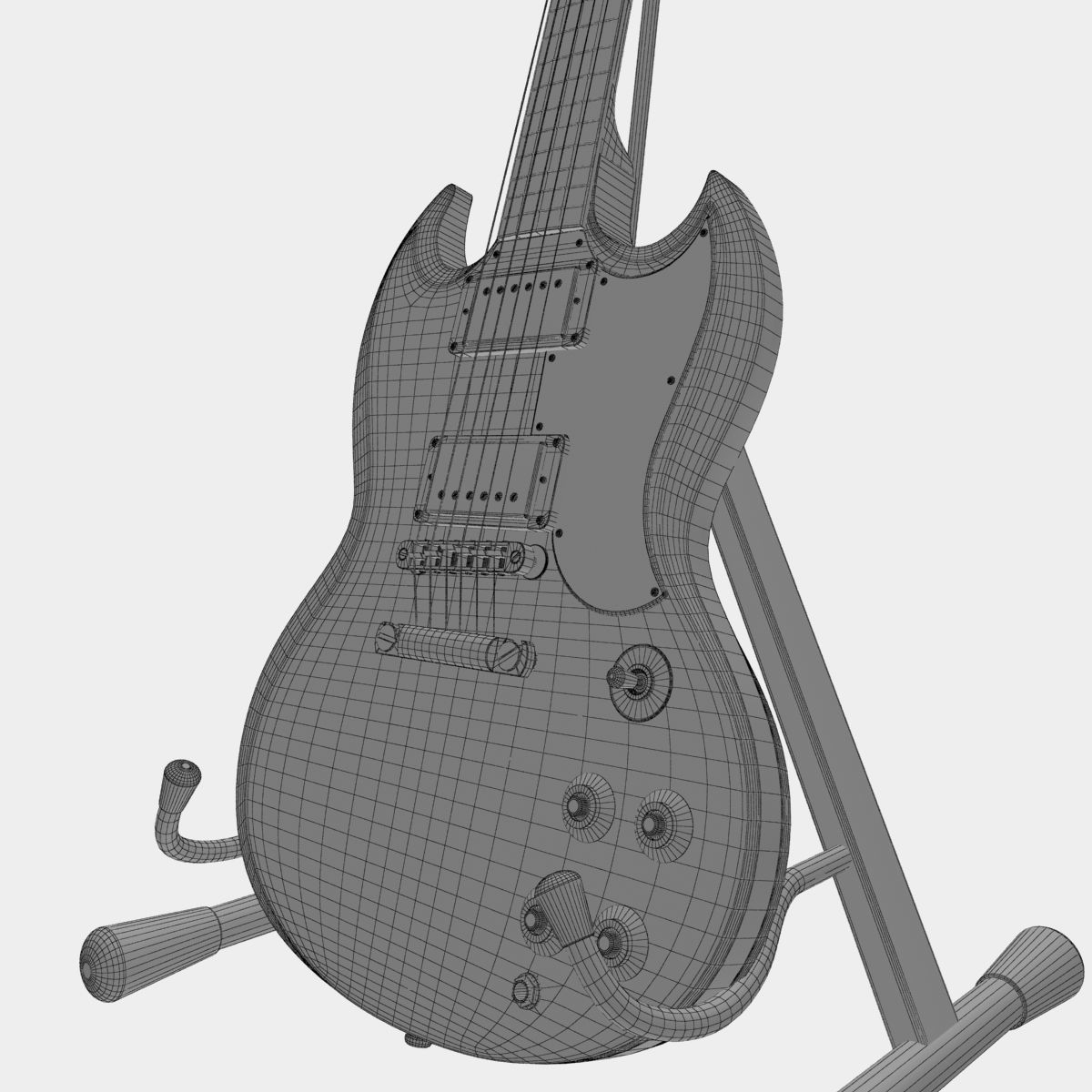 Gibson SG Custom 3D model_12