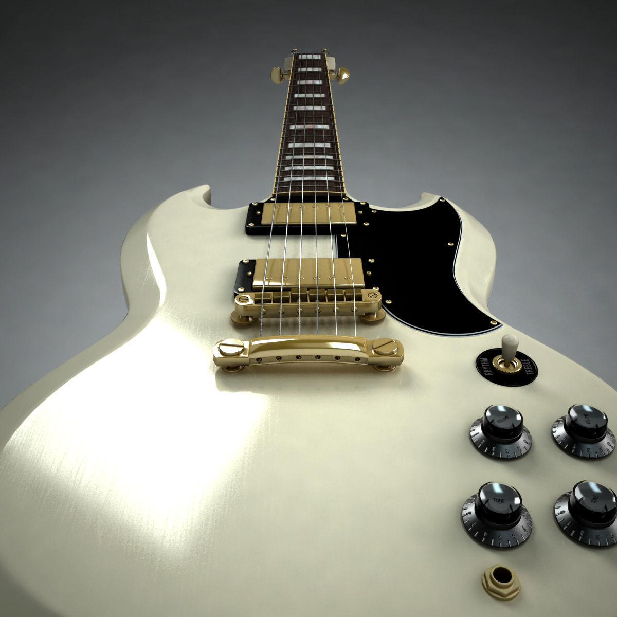 Gibson SG Custom 3D model_2