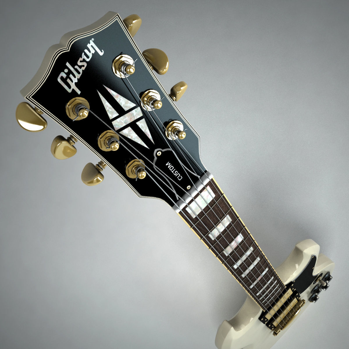 Gibson SG Custom 3D model_1