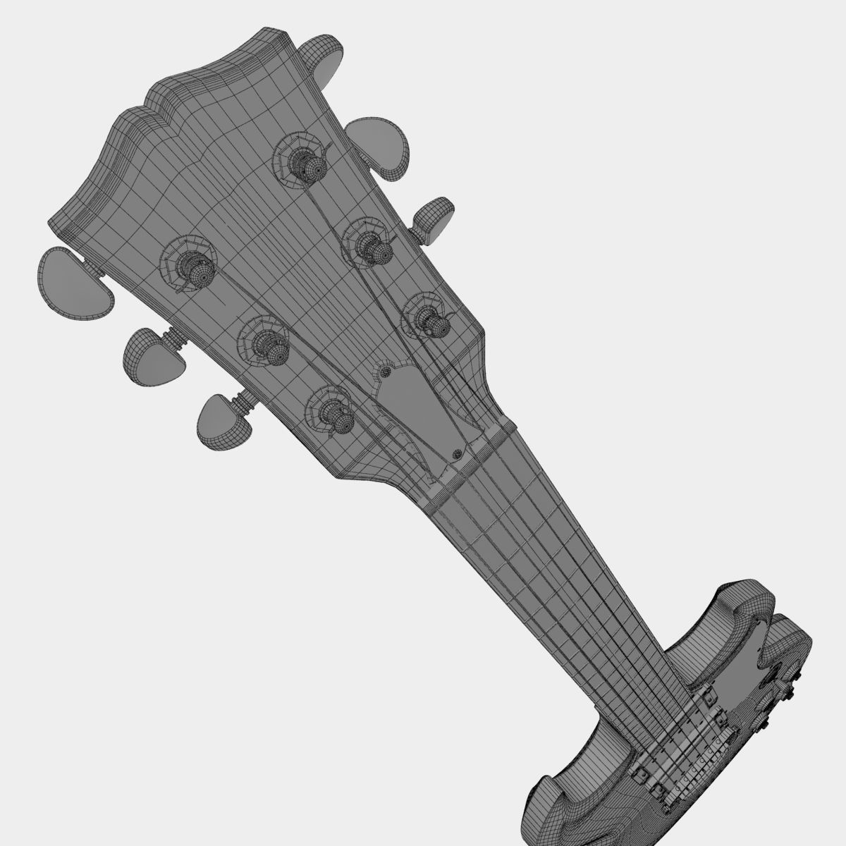 Gibson SG Custom 3D model_8