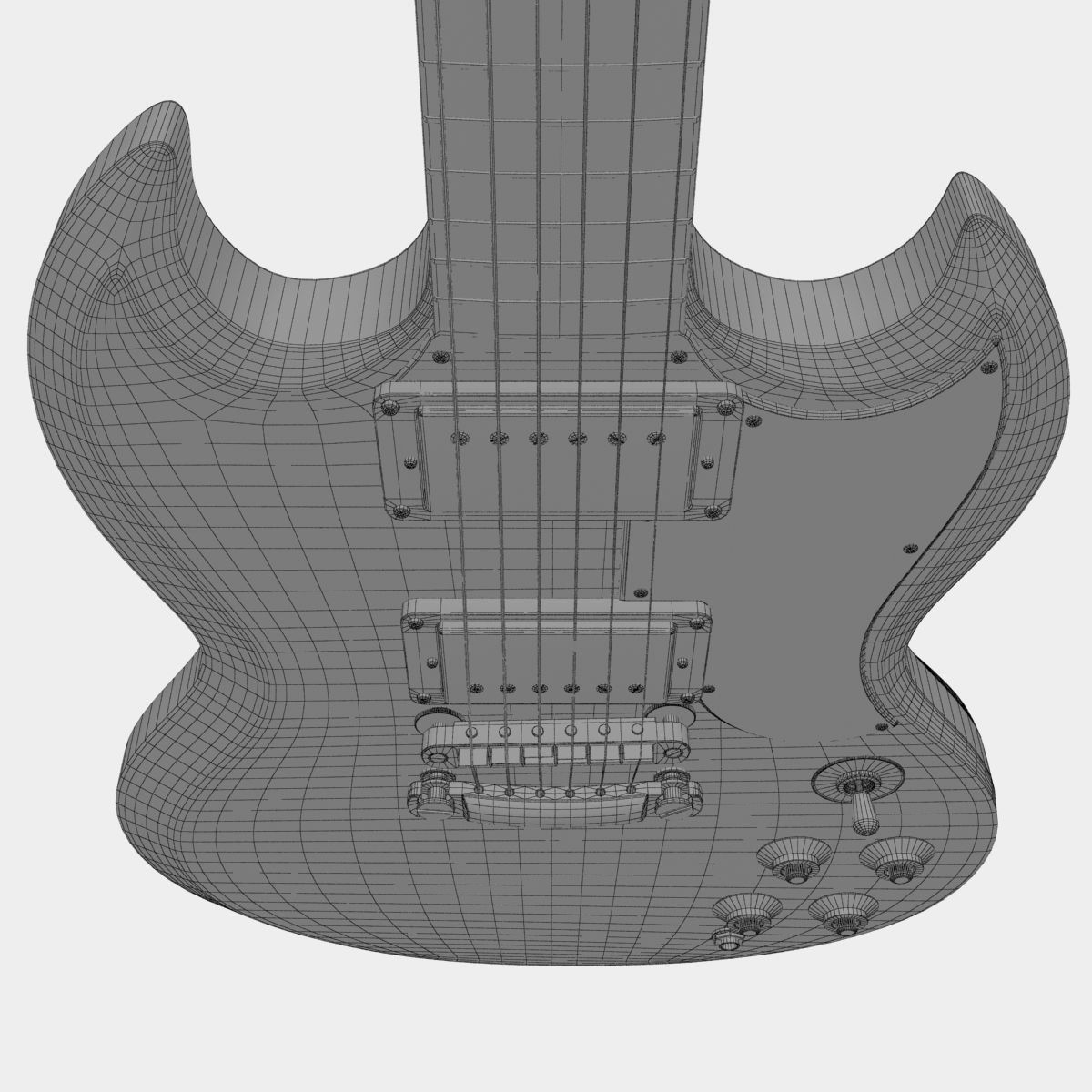 Gibson SG Custom 3D model_13