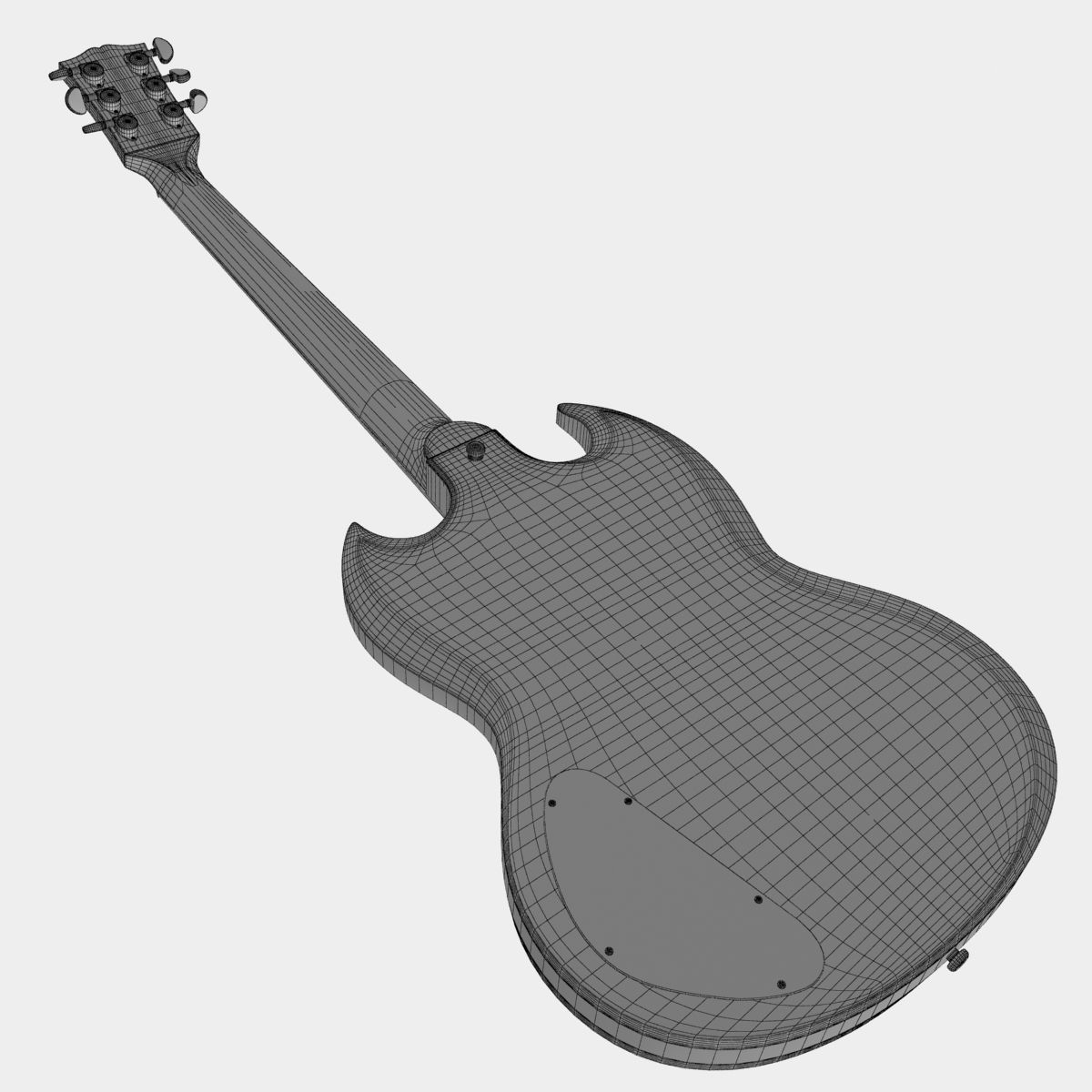 Gibson SG Custom 3D model_10