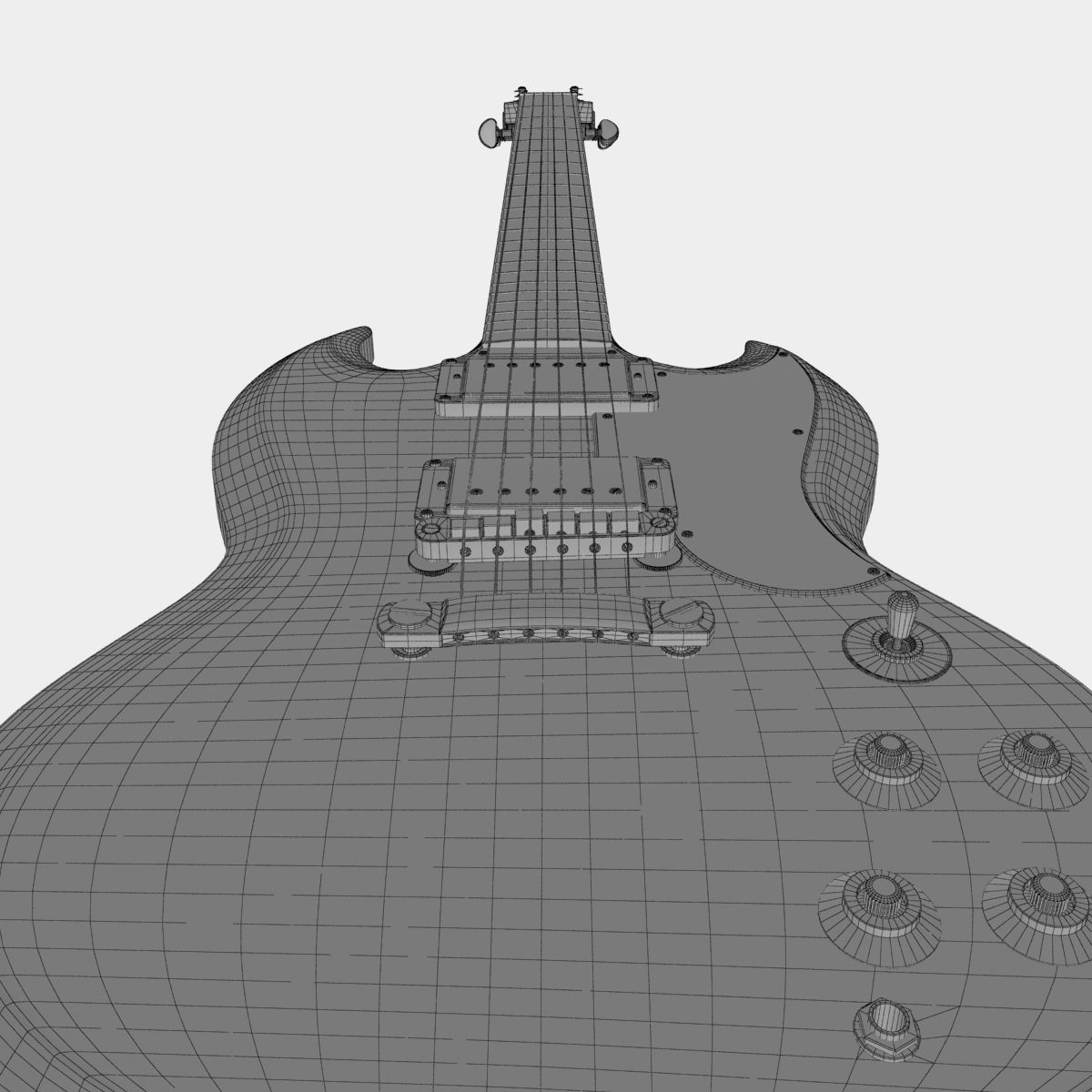 Gibson SG Custom 3D model_9