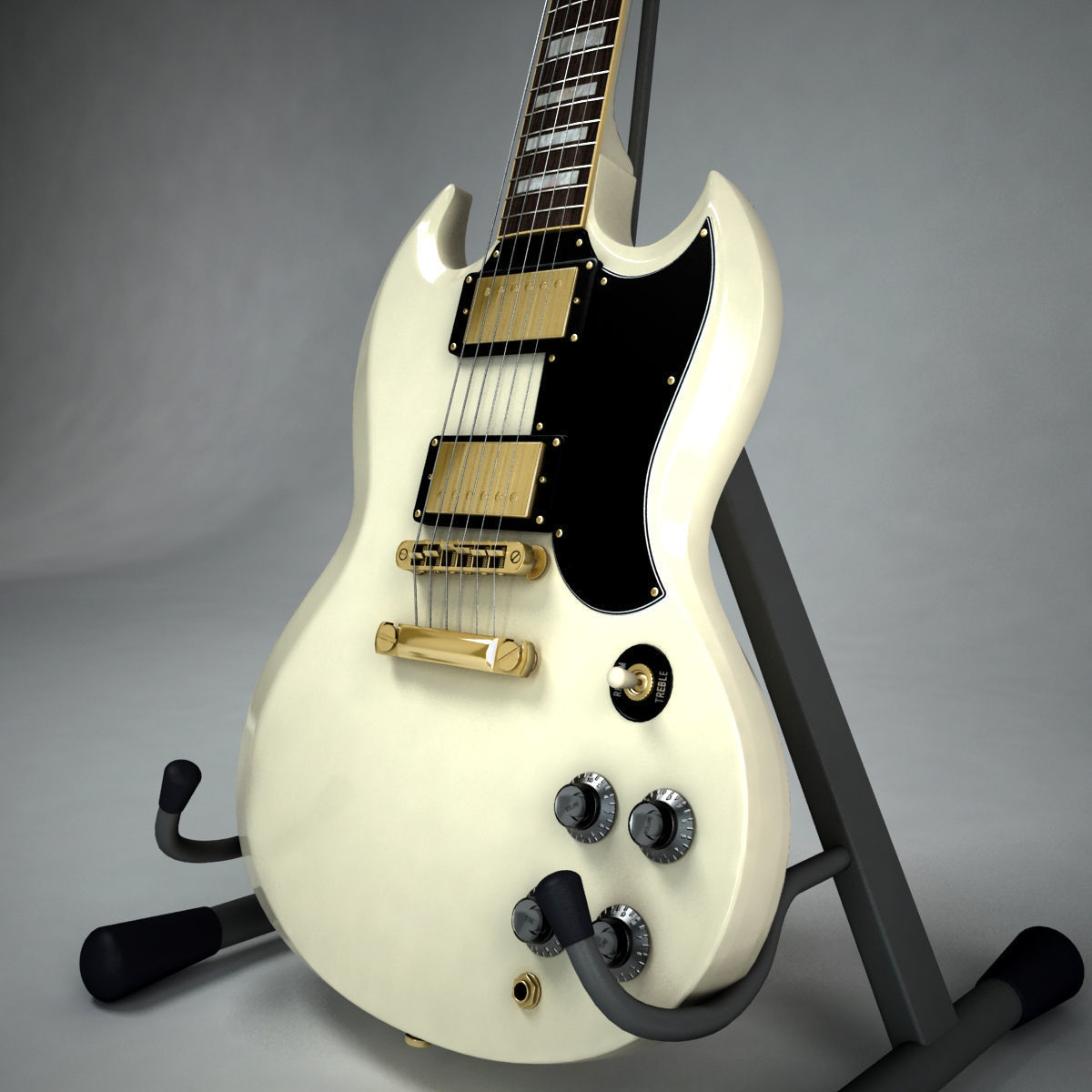 Gibson SG Custom 3D model_5