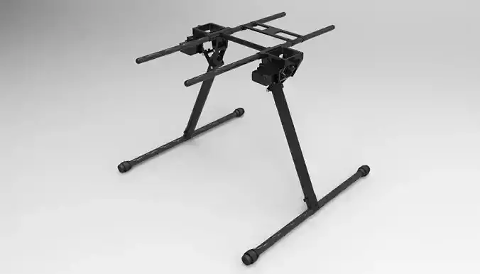 retractable landing gear octocopter