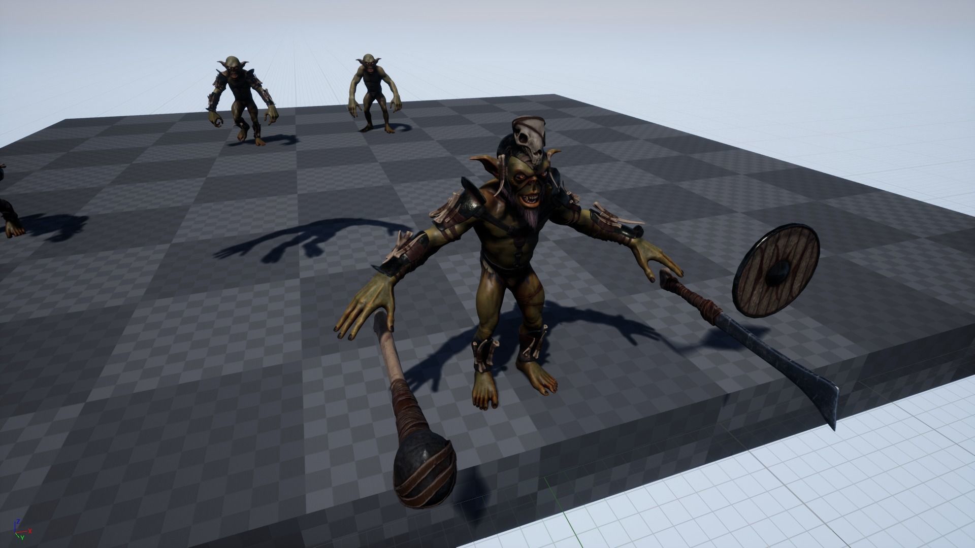 Goblin 1 humanoid creature Low-poly 3D model_20