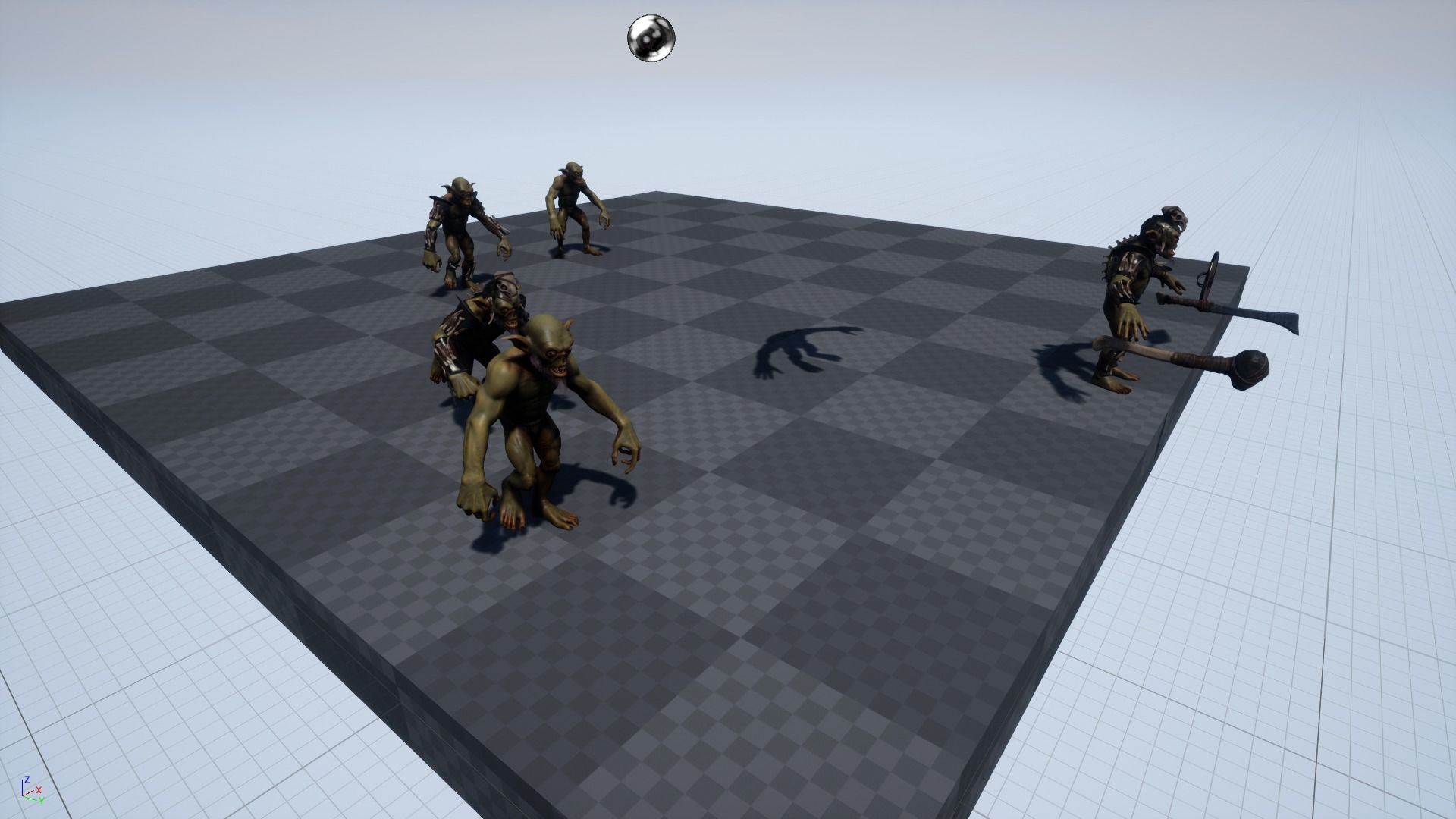 Goblin 1 humanoid creature Low-poly 3D model_21