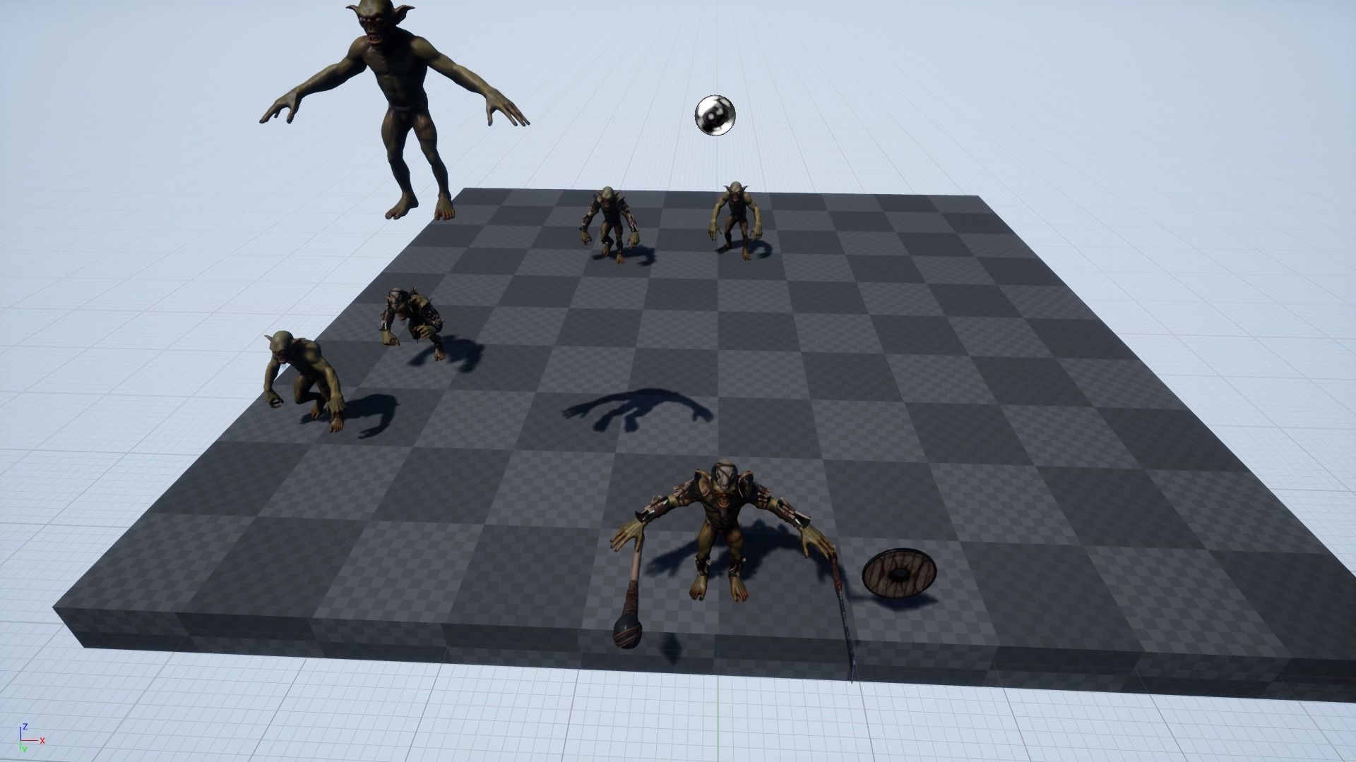 Goblin 1 humanoid creature Low-poly 3D model_19