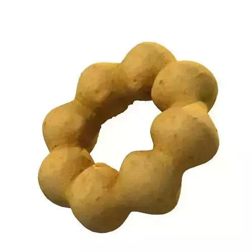 010 Donut ring plain Scan 3D model with UV map