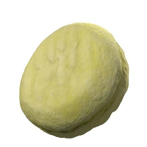 007 Donut plain bun Scan 3D model with UV map 3D model