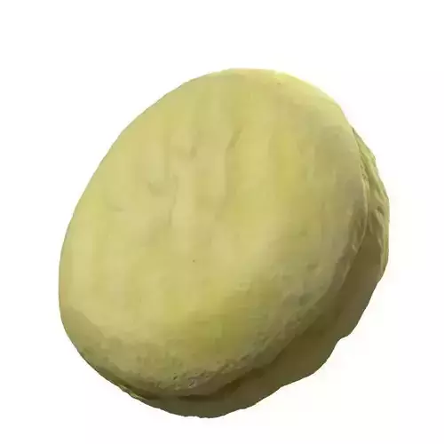 007 Donut plain bun Scan 3D model with UV map