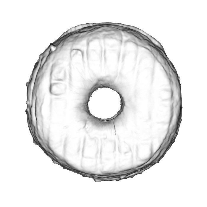 004 Donut Strawberry dip Scan 3D model with UV map 3D model_14