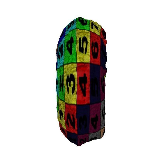 004 Donut Strawberry dip Scan 3D model with UV map 3D model_11