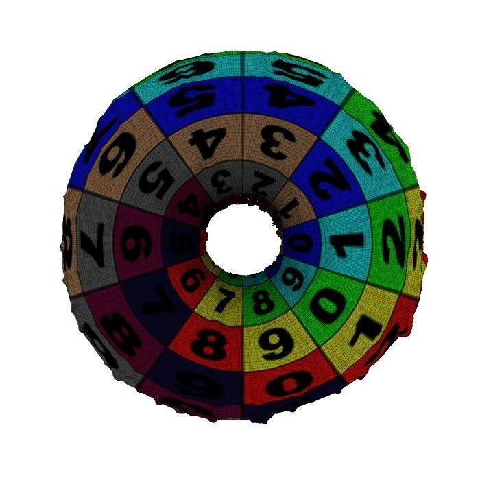 004 Donut Strawberry dip Scan 3D model with UV map 3D model_7