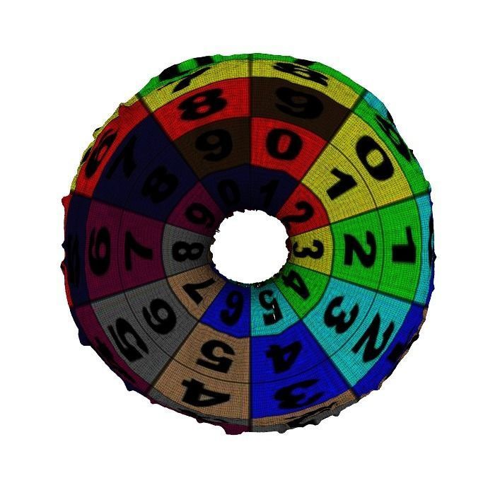 004 Donut Strawberry dip Scan 3D model with UV map 3D model_15