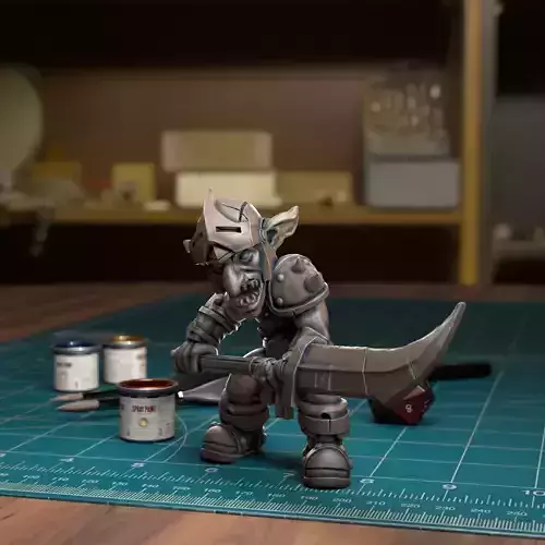 Goblin Spearman 02 - Presupported