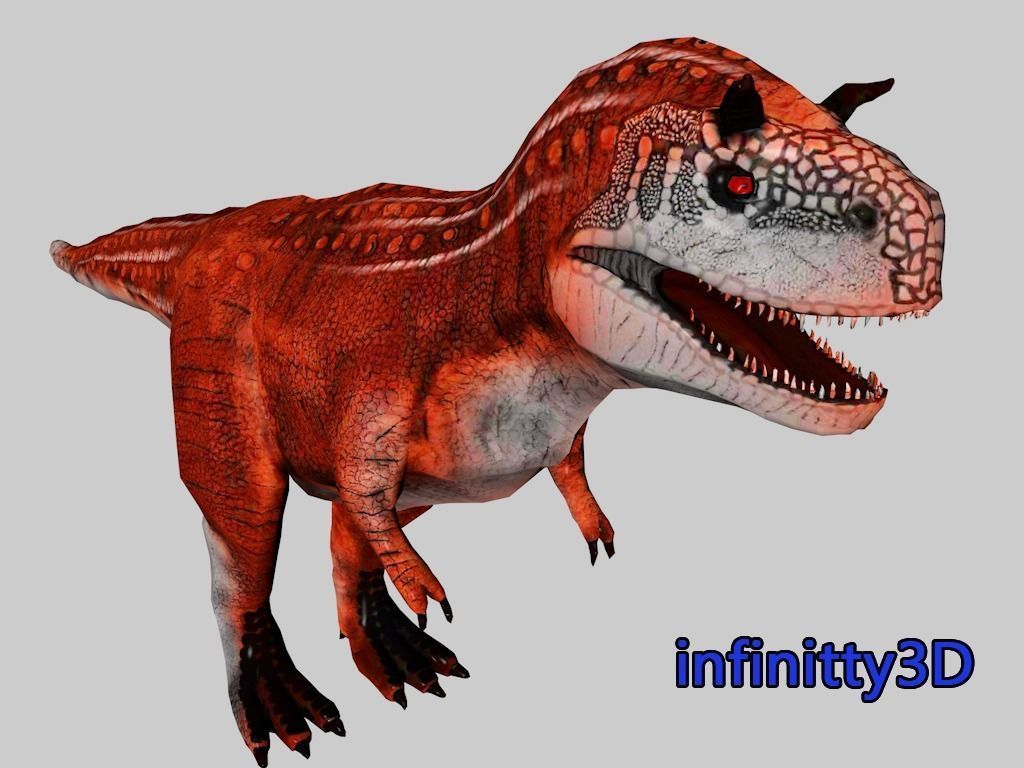 dinosaur 3d model Low-poly 3D model_10
