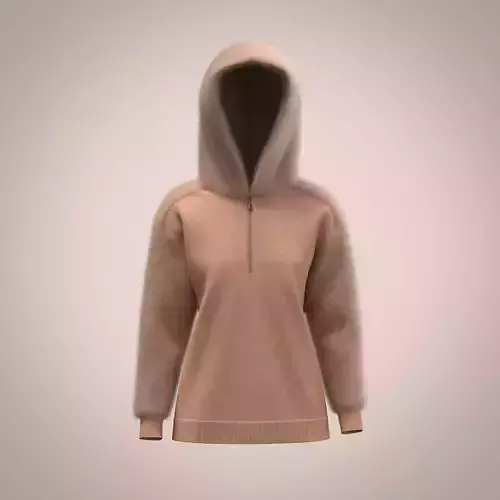 Ladies Hoodie with fur