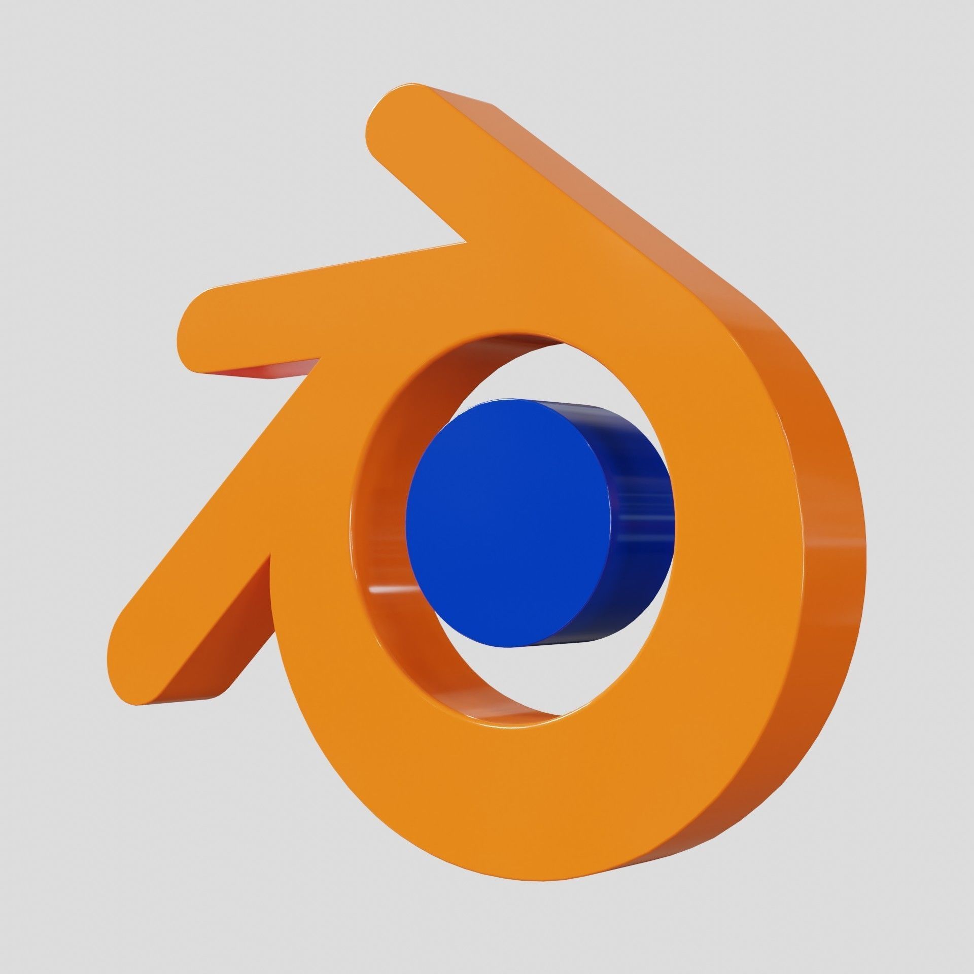 Free 3d Blender Logo free 3D model animated CGTrader