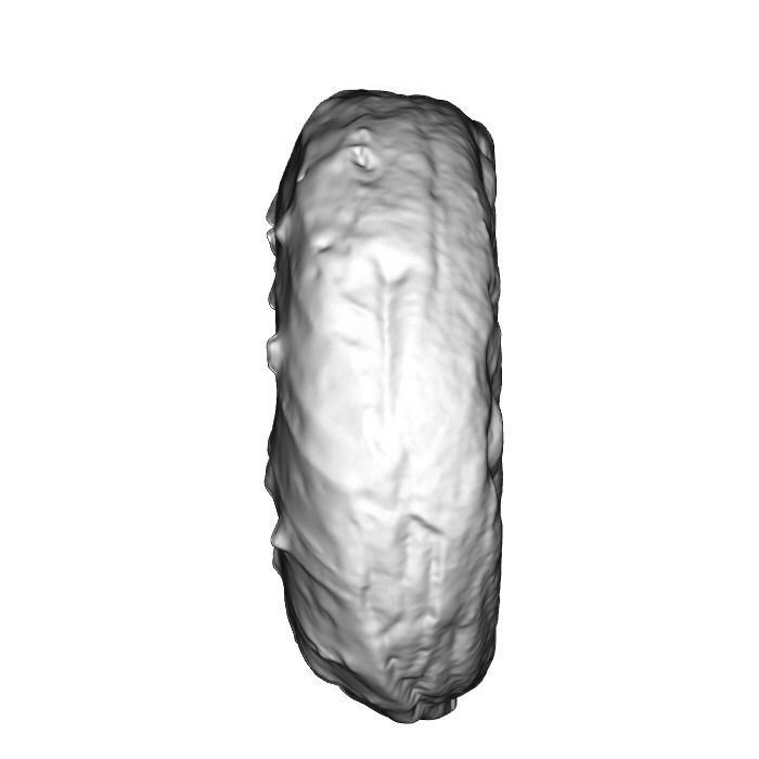 022 Donut chock white chockchip Scan 3D model with UV map 3D model_10