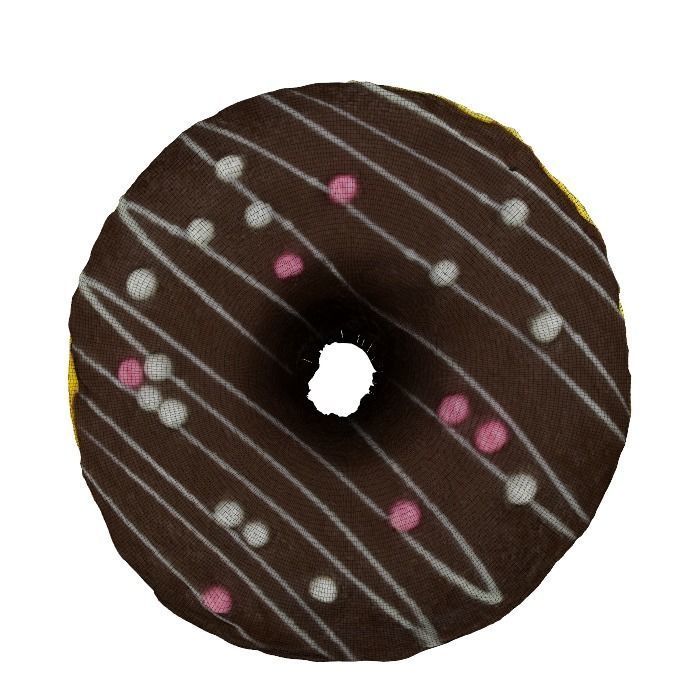 022 Donut chock white chockchip Scan 3D model with UV map 3D model_8