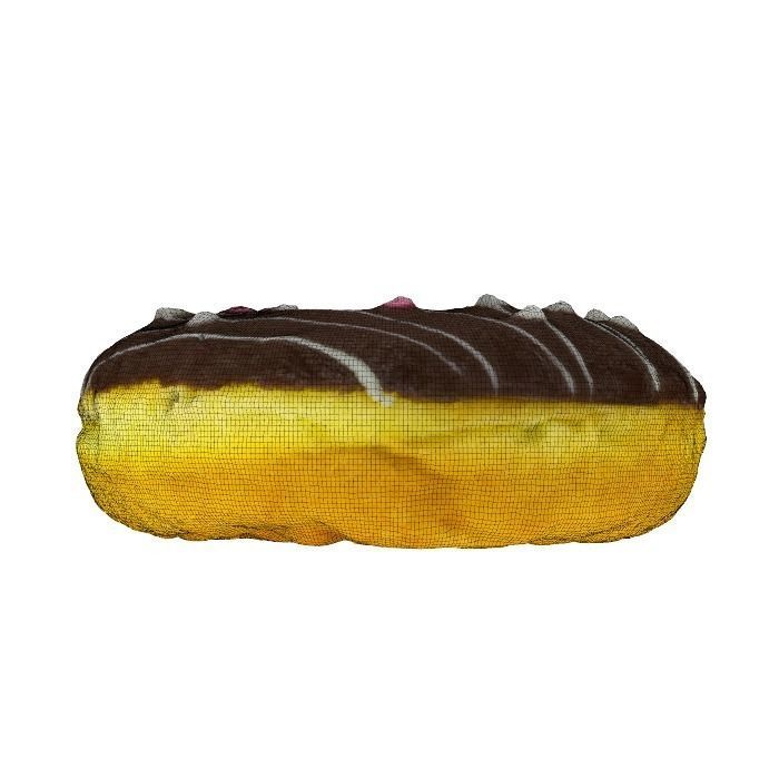 022 Donut chock white chockchip Scan 3D model with UV map 3D model_20