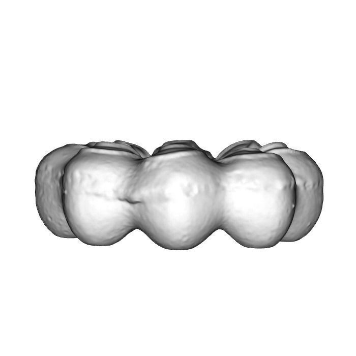 021 Donut blue flower Scan 3D model with UV map 3D model_18