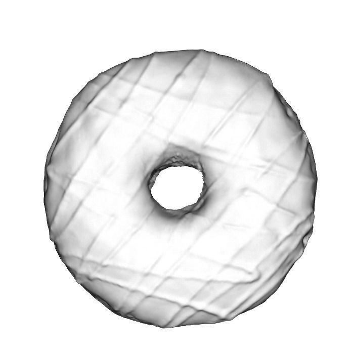 020 Donut pink wire Scan 3D model with UV map 3D model_6