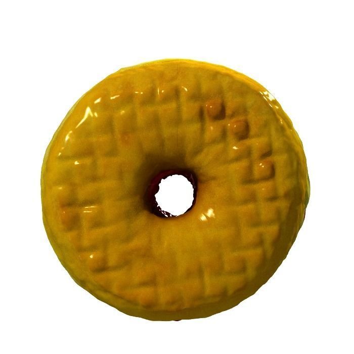 019 Donut Pink Flower Scan 3D model with UV map 3D model_13