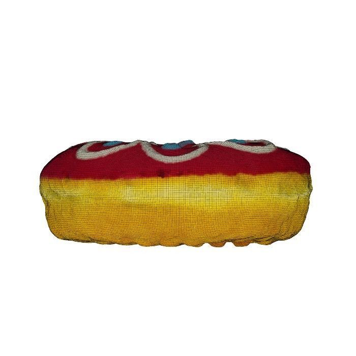 019 Donut Pink Flower Scan 3D model with UV map 3D model_20