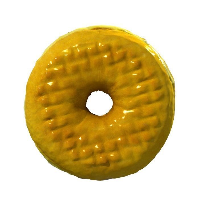 018 Donut whitechock chockchip Scan 3D model with UV map 3D model_13