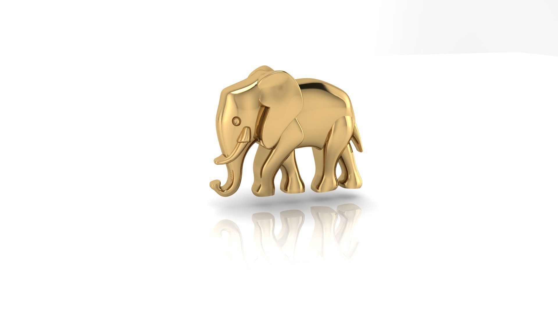 ELEPHANT PART FOR SIGNET RINGS  AND PENDANT 3D print model_8