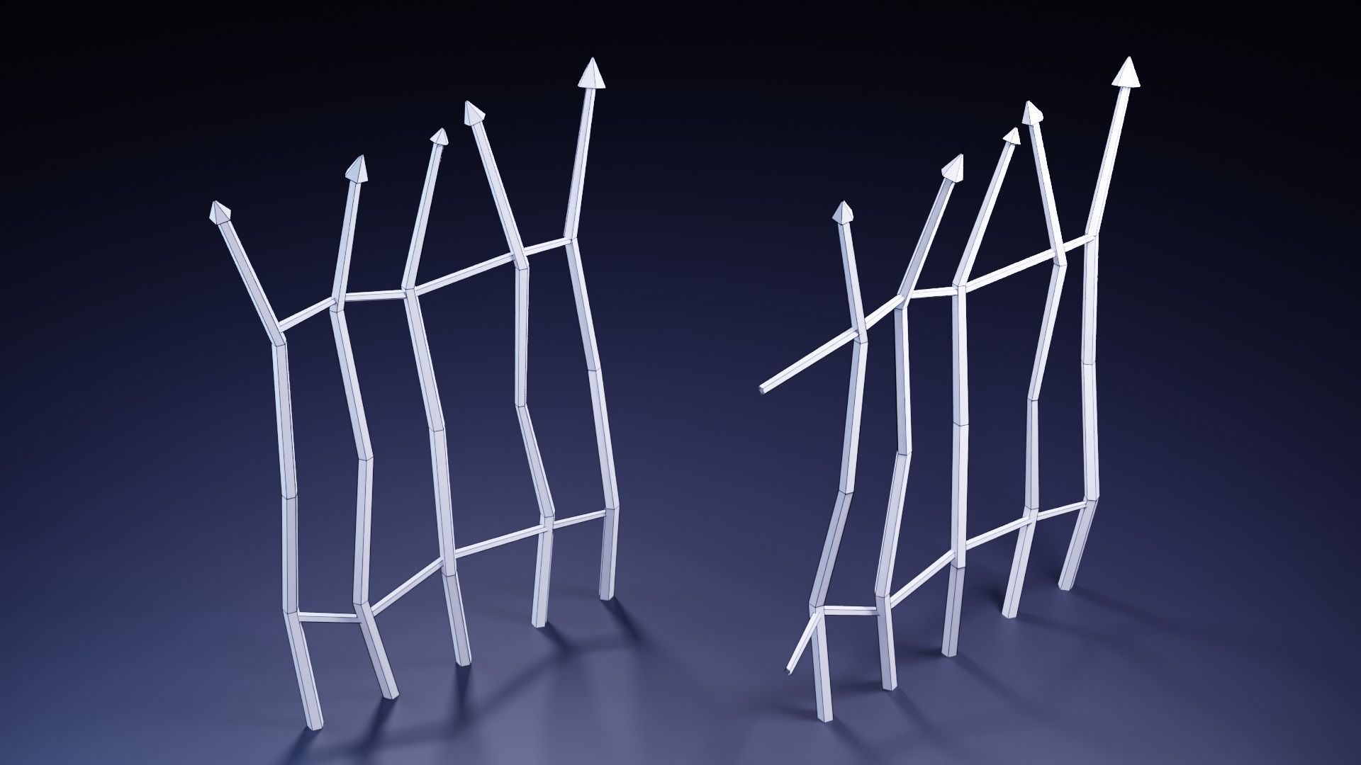 Halloween Low Poly Asset Pack Low-poly 3D model_10