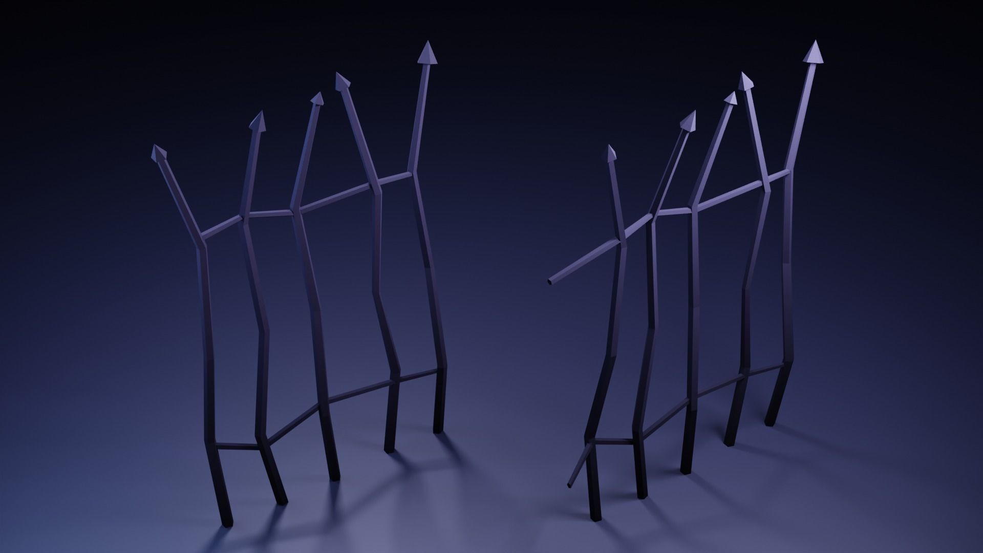 Halloween Low Poly Asset Pack Low-poly 3D model_3