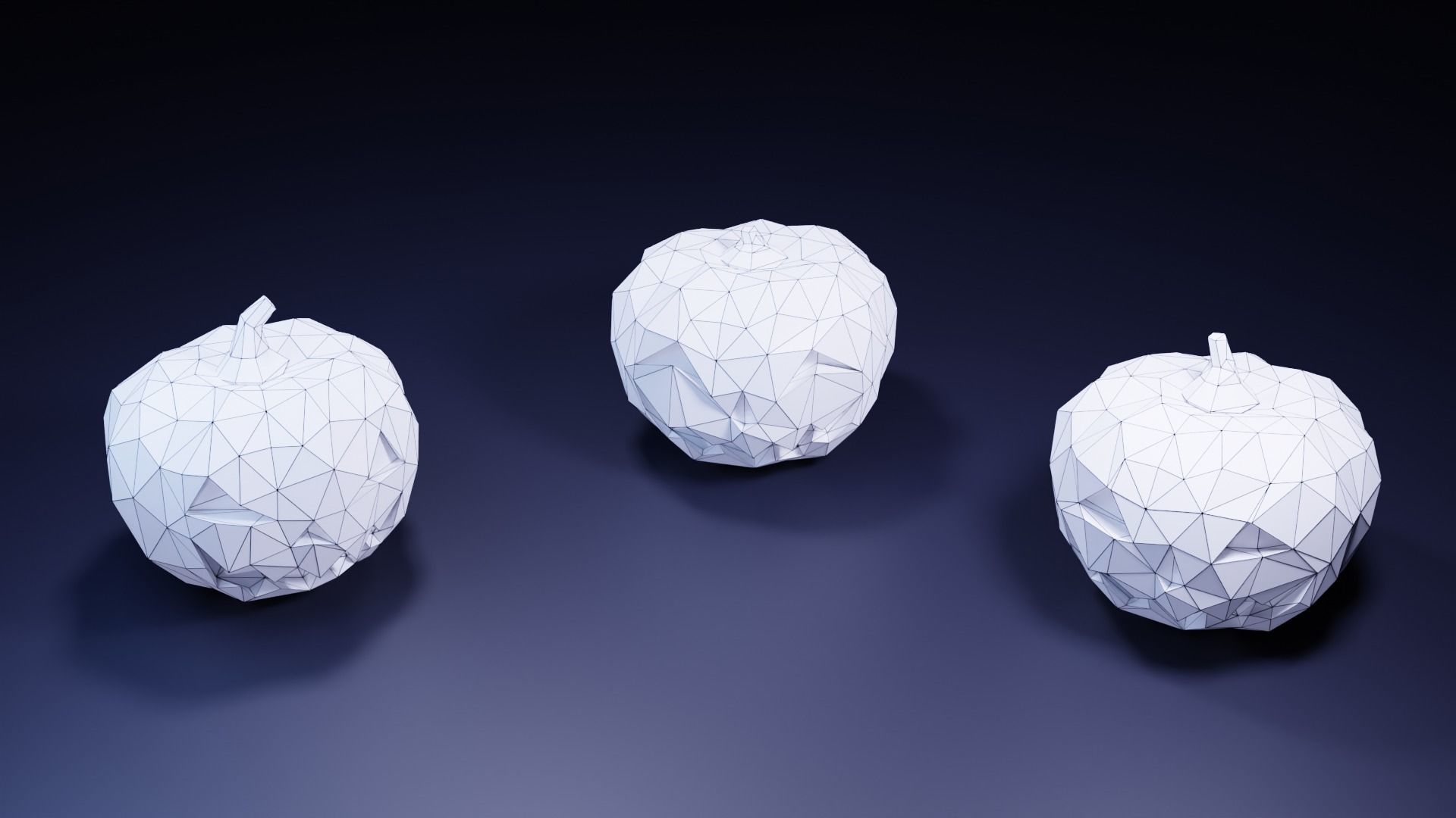 Halloween Low Poly Asset Pack Low-poly 3D model_12