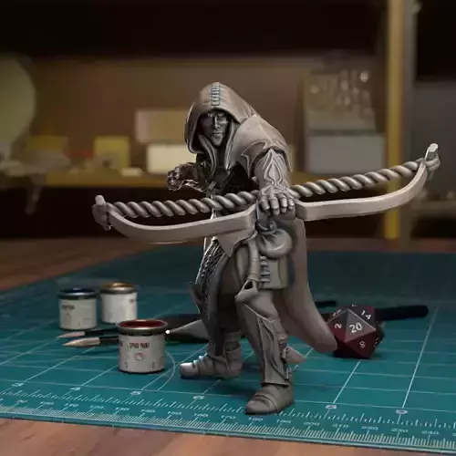 Elf Archer 01 - Presupported