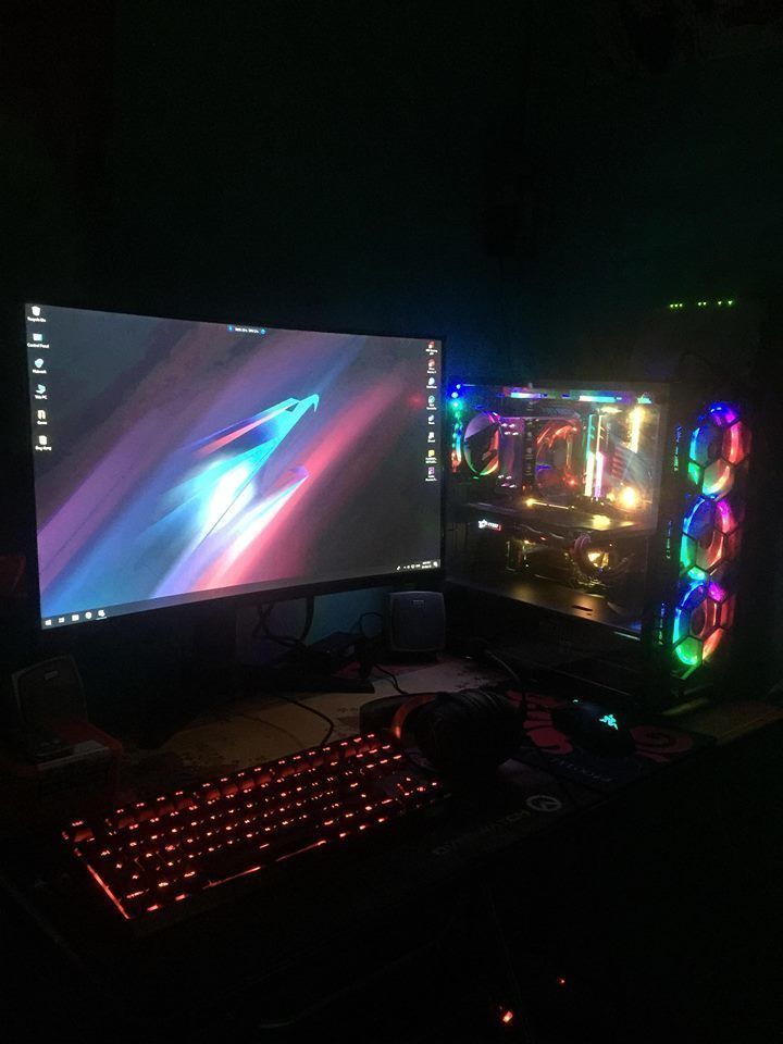 Aorus 120mm fan grill - fan cover 3D print model_1