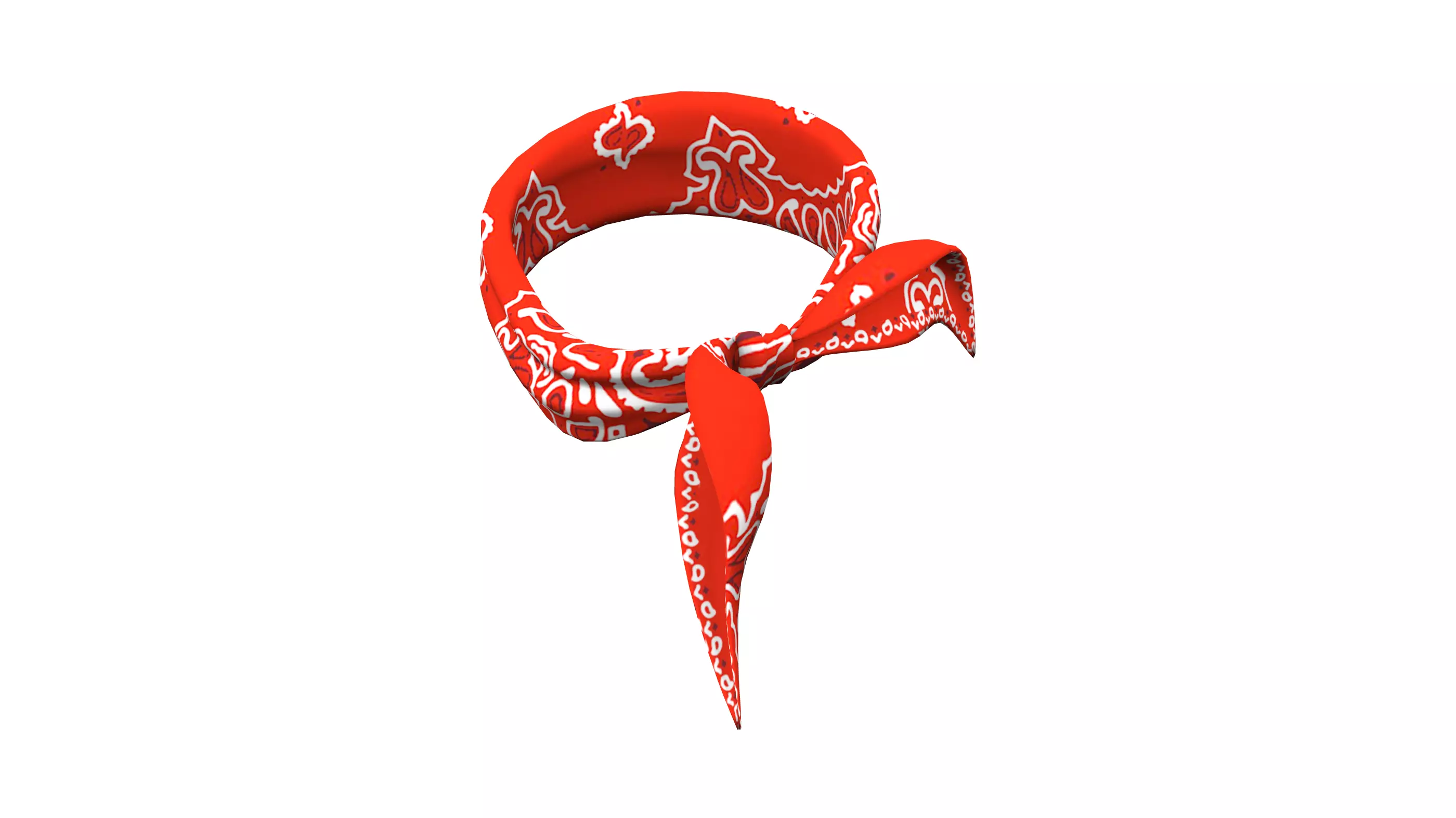 Fashion Scarf Low-poly 3D model